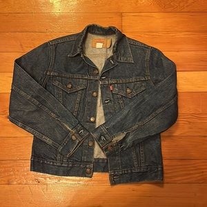LEVIS STRAUSS & Co Vintage Denim jean jacket 70704-0216 blue 1980s Unisex Sz 16